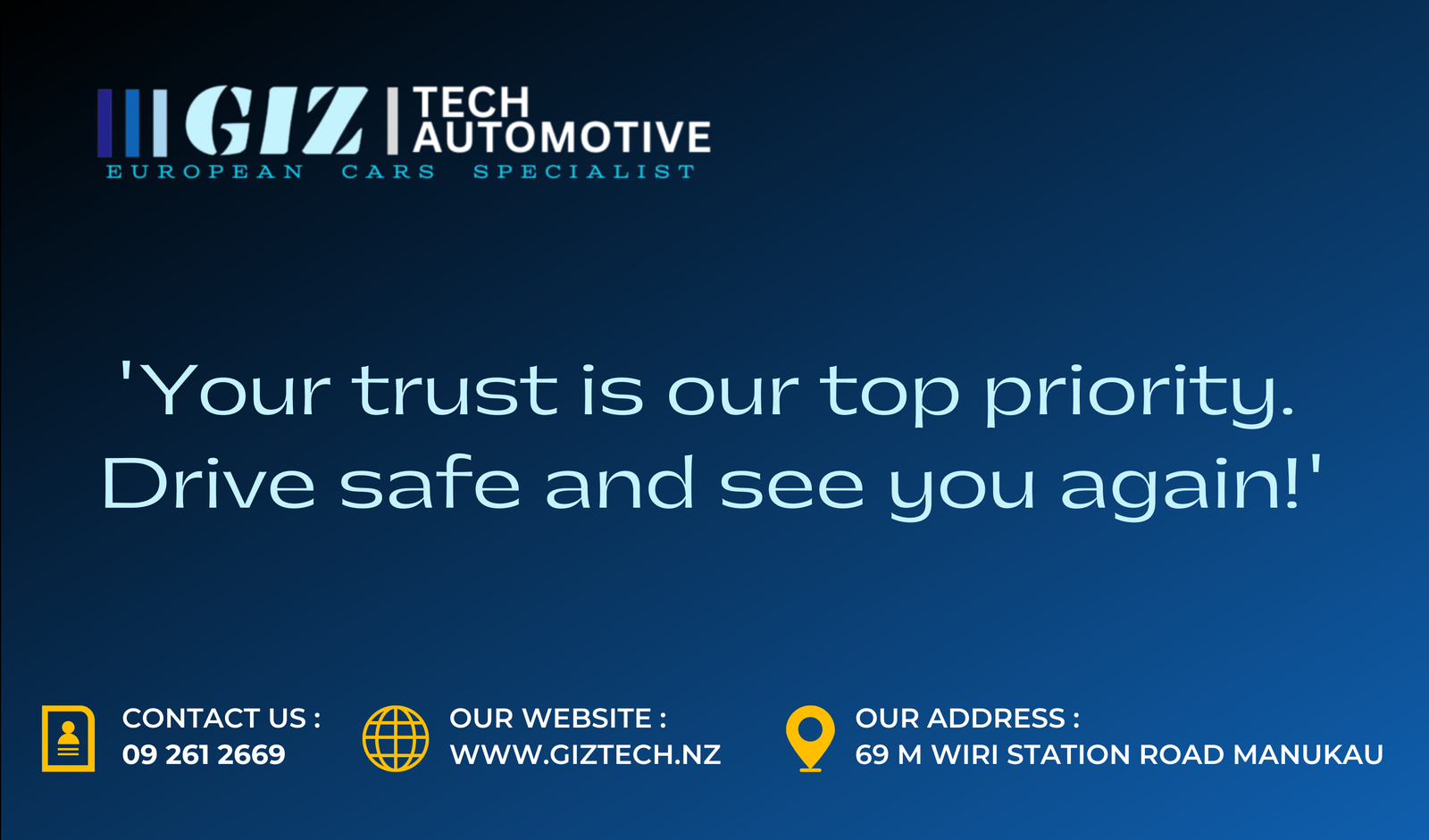 At GizTech Automotive Car Diagnostics in Manukau, we specialize in thorough and accurate car diagnostics to identify and resolve vehicle issues promptly. Our focus is on providing the lowest prices in the city without compromising on the quality of our diagnostic services.